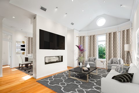Floor plan for 2 beds, 2.5 baths, 1443 sqft